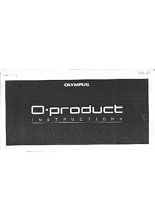 Olympus O-Product manual. Camera Instructions.